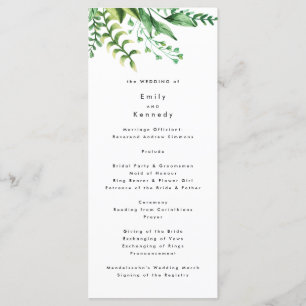Programa de Boda de Plantas Leafy Frescas de Veget
