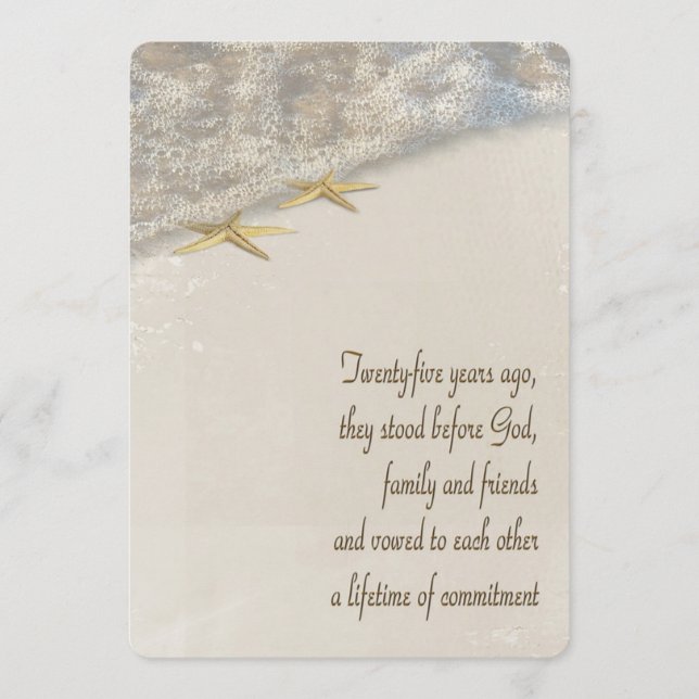 Programa de Boda de Renovación del Voto 25 Anivers (Anverso)