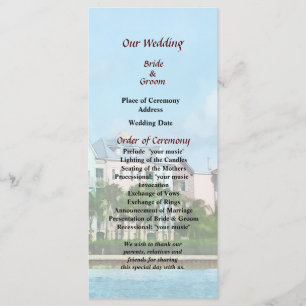 Programa de Boda Dejando la Isla del Paraíso