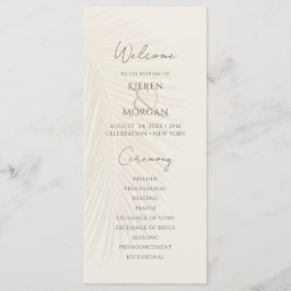 Programa de Boda del Desierto de la Hoja de Palma 