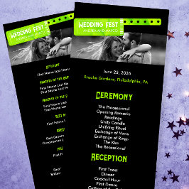 Programa de Boda del Festival del Boda Rock y Roll