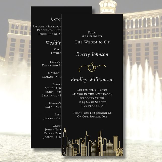 Programa de Boda del Horizonte de Las Vegas Negro  (Subido por el creador)