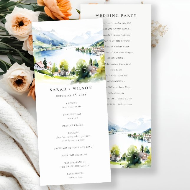 Programa de Boda del Paisaje de Lungern Suiza (Subido por el creador)