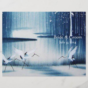 Programa de Boda Doble de Egrets de Invierno