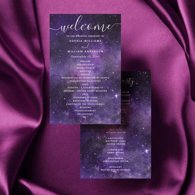 Programa de Boda Espacial Romántica | Galaxia Cele (Subido por el creador)