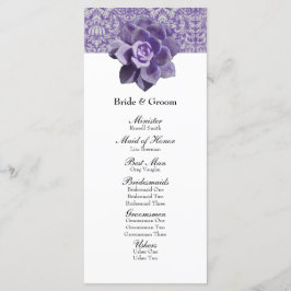 Programa de Boda exitosa de Lilac Vintage