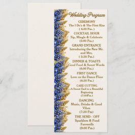 Programa de Boda Floral de Texas Bluebonnet