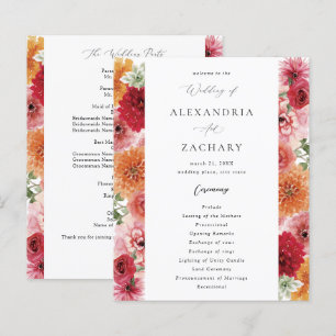 Programa de Boda Floral Múltiple en Verano Presupu