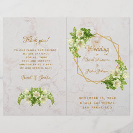 Programa de Boda Folclórica - Lilios Blancos de Or