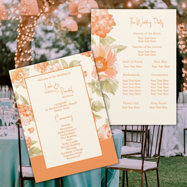 Programa de Boda Foral Naranja (Subido por el creador)