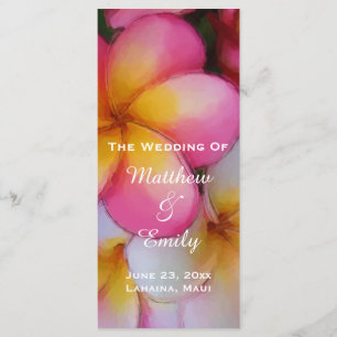 Programa de Boda Frangipani Plumeria