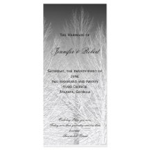 Programa de Boda Gris Blanco Negro para ramas de i