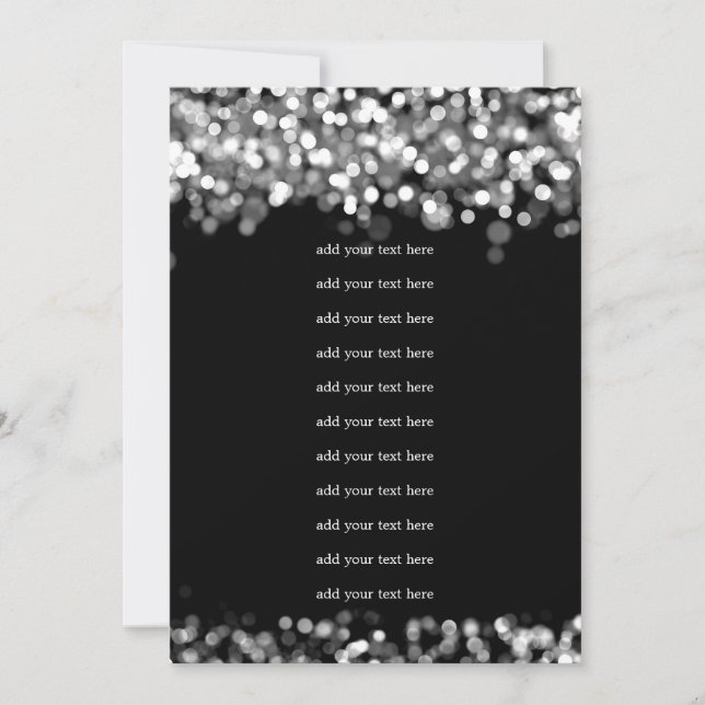 Programa de Boda Insert Luces de Plata (Anverso)