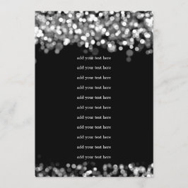 Programa de Boda Insert Luces de Plata