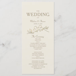 Programa de Boda Ivory Gold