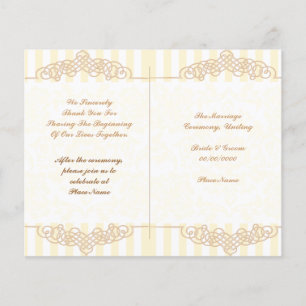 programa de boda lindo