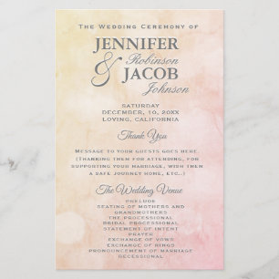 Programa de Boda Lovely Peach