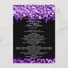 Programa de Boda Luces Purpura