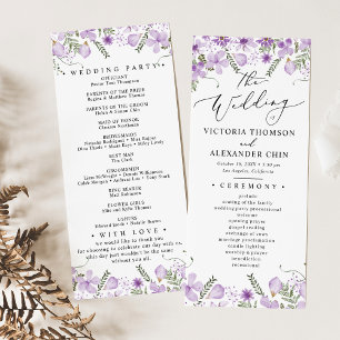 Programa de Boda Orgánica Morada