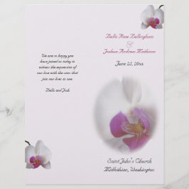 Programa de Boda Orquídea Rosa