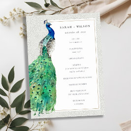 Programa de Boda Paquera Ornate Classy