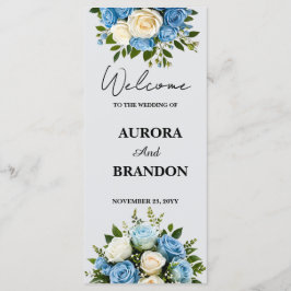 Programa de Boda Personalizada con Diseño Floral