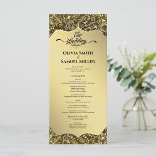 Programa de Boda Real de Damasco Dorada