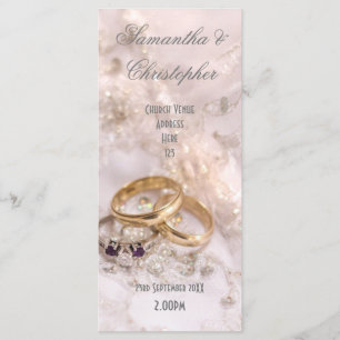 Programa de boda romántico