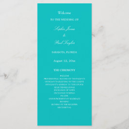 Programa de Boda Vibrante Aqua