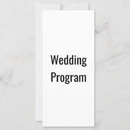 Programa de bodas