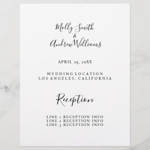 programa de bodas