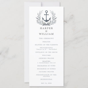 Programa de bodas Anchor Herald