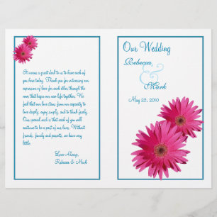 Programa de Bodas Azules de la Gerbera Rosa