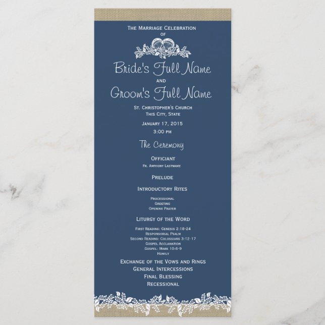 Programa de Bodas Azules de la Marina de Mar de Ga (Anverso)