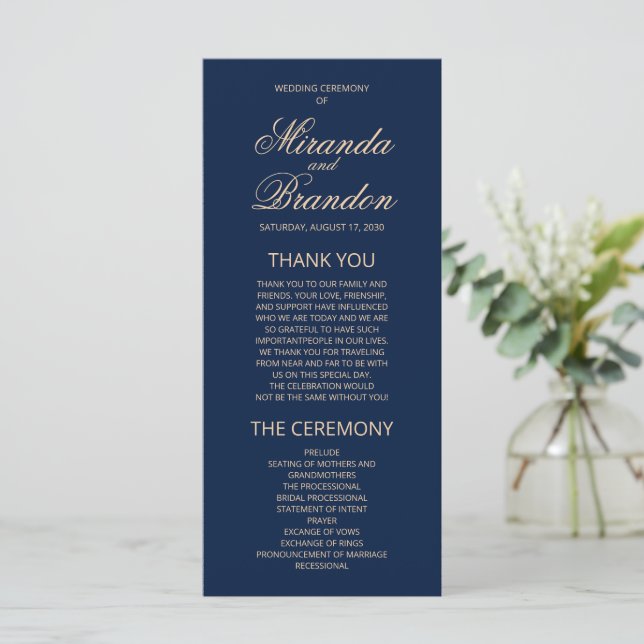 Programa de Bodas Azules de la Marina de Oro de Lu (Anverso de pie)