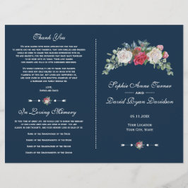 Programa de Bodas Berries para Flores Blancas Roja