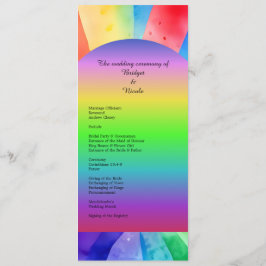 programa de bodas bisexuales lgbtq y menú