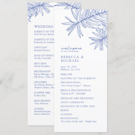 Programa de Bodas Botánicas Blue Elegant