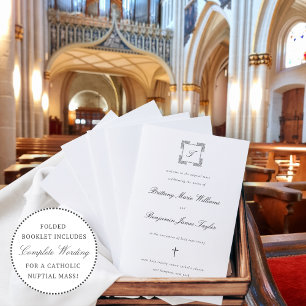 Programa de bodas católicas clásicas - Masa comple