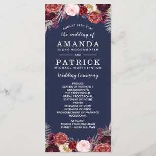 Programa de bodas de amigos de la Marina Fall Mars