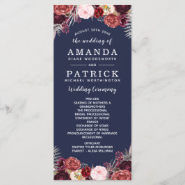 Programa de bodas de amigos de la Marina Fall Mars