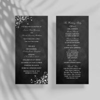 Programa De Bodas De Balnearios Blancos En Chalkbo