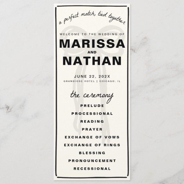 Programa de Bodas de Barras Juntos (Anverso)