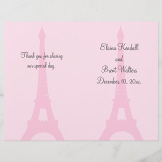 Programa de bodas de bonito de París