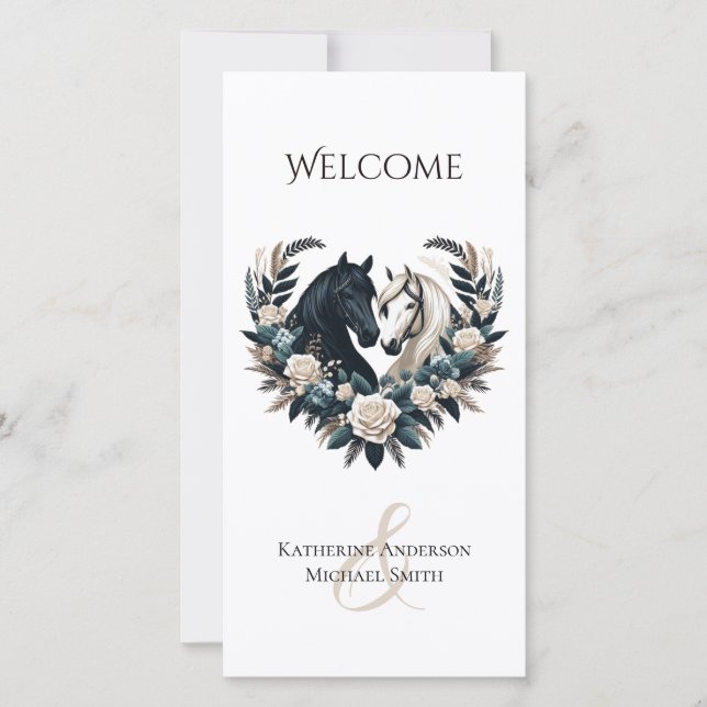 Programa de Bodas de Campo-Caballos en Matrimonio  (Anverso)