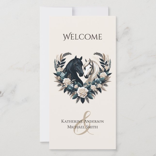 Programa de Bodas de Campo-Caballos en Matrimonio  (Anverso)