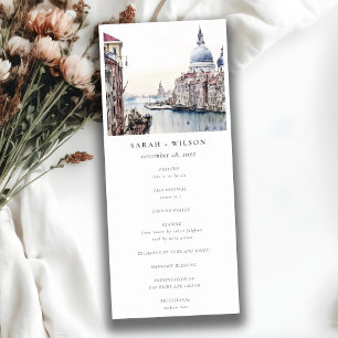 Programa de Bodas de Canales de Pastel Venice Ital