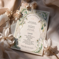 Programa de Bodas de Daisies Art Nouveau Mucha