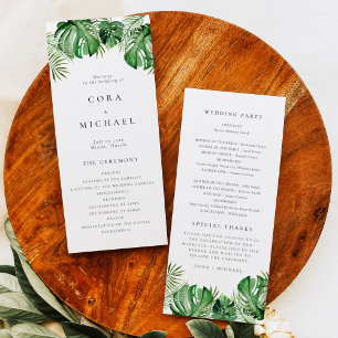 Programa de bodas de destino de playa tropical COR