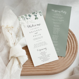 Programa de bodas de Eucalyptus para la vegetación